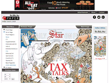 Tablet Screenshot of epaper.thedailystar.net